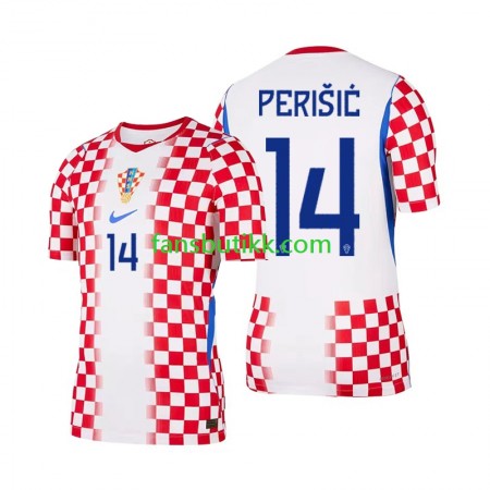 Fotballdrakt Kroatia Ivan Perišić 14 World Cup Hjemmetrøye 2026 Kortermet